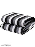 Black and white striped polyester single bed AC fleece blanket (60 x 90 inches), lightweight and durable, made with natural dyes