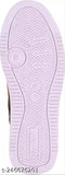 Black and pink tiger sneakers for children with laces