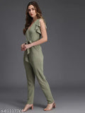 Women's lycra jumpsuit, solid net, short sleeves, various sizes S-XL