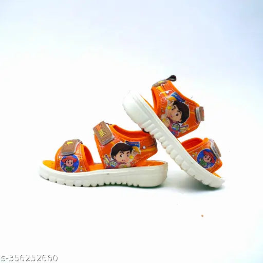 Adventure Awaits Chhota Bahubali kids sandals - patent leather, vibrant design, perfect fit for little explorers