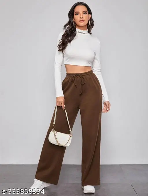 Brown dori jogger pants