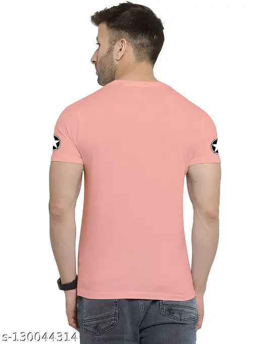 Men's cotton t-shirts [solid color], pack of 2 from LAZYCHUNKS, India