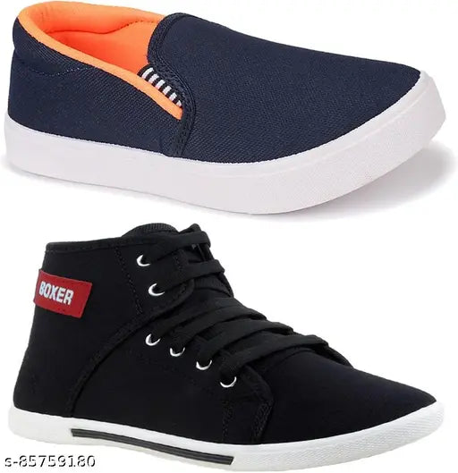 Multi-color Bersache casual sneakers kids' combo pack of 2