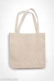 Beige canvas tote bag with a print, suitable for women and girls