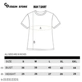 Deer_Short_Printed White Round Neck T-shirt