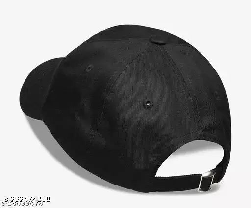 Stylish cotton baseball caps - trending solid color for kids & adults, pack of 2 from India