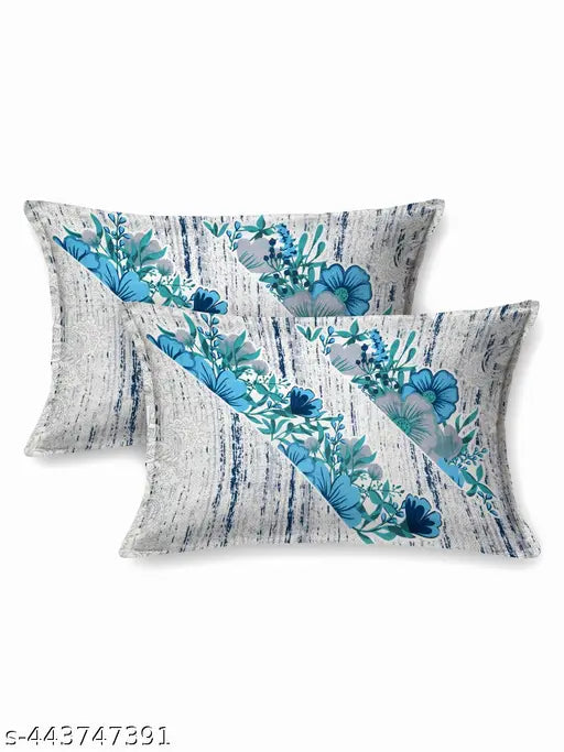 Saganeri print floral geometric design cotton bedsheet, 108x108 inches for heavy winter bedroom, Riddhi siddhi quality