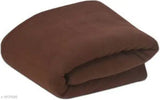 Four pack of soft microfiber fleece blankets, free size, single solid color from Uniquestyletrader