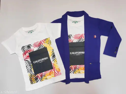 California themed, black and white, t-shirt