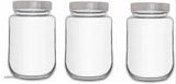 Crococrystal clear glass cereal dispenser set of 4, 1500ml, NL222 brand