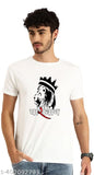 Paswan Cotton Blend T-shirt with distinctive print, Indian-inspired design