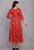 Red kurta with intricate embroidery