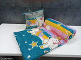 Cotton blend kids single comforter, vibrant colors for a cozy bedroom decor
