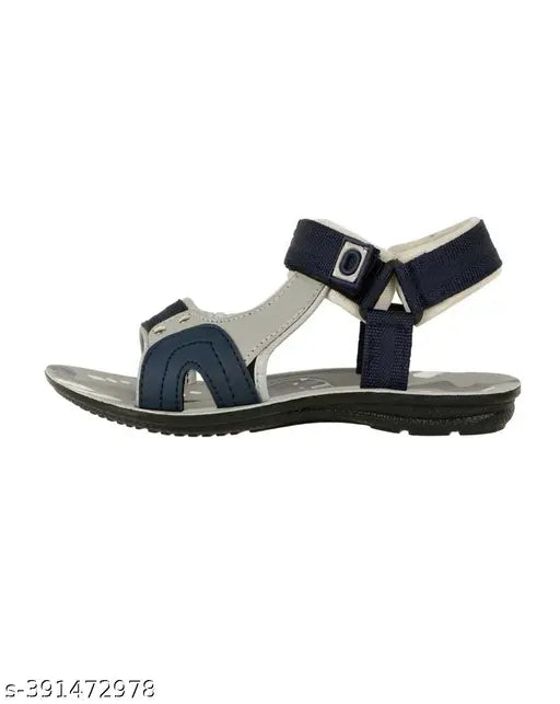 Blue and white boys' floaters sandals with straps, 3m for lehenga