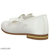 White leather Bellie for girls & women, casual footwear with EVA sole, perfect for playtime or everyday wear