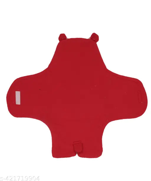 Red fleece lightweight CTMKIDS baby sleeping bag, free size (61 x 74 cm), classic print