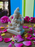 Resin Ganesh statue, 2"L x 3.5"H x 2"W, Indian Ganpati idol for car dashboard or home worship