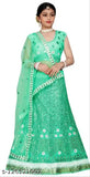 Multicolor children's lehenga set in net fabric, Indian traditional attire for 4-14 years old