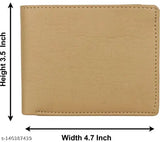 Solid leather LOISE CRAFT wallet, 5 compartments, free size (12cm x 10cm), high-quality artificial leather product