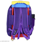Purple waterproof trolley bag (30 L), durable polyester net Indian Riders Barbee Gorgeous school bag for kids, perfect for carrying A4 notebooks and daily essentials