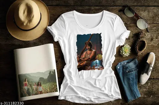 Thalapathy Vijay Leo printed polycotton blend men's round neck half sleeve T-shirt, ultra soft and comfortable