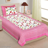 Pink and white checkered bed sheet set, includes 2 sheets and 2 pillow covers