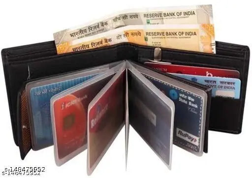 Faux leather Batua Tan men's wallet (5 compartments), ideal for casual or formal events