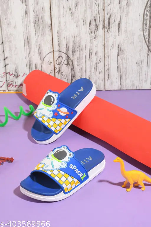 Royal Blue PVC KATS Kids Flip Flops - Durable, lightweight, and comfortable daily wear for boys