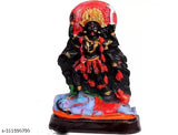 Mini resin Kali statue, Indian religious figurine decorative idol for car dashboard