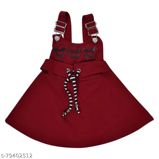 Silver kraft fabric baby girls frock dress with sash and silver buckle closure