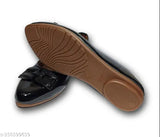 Patent leather women's bellies, adorable ballerina shoes by Shree Shyam Enterprises. IND-3 to IND-8 sizes available