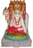 Sri Ragavendra Manthralayam PolyMarble Idol, 14 cm Height, Religious Figure, Idols and Figurines