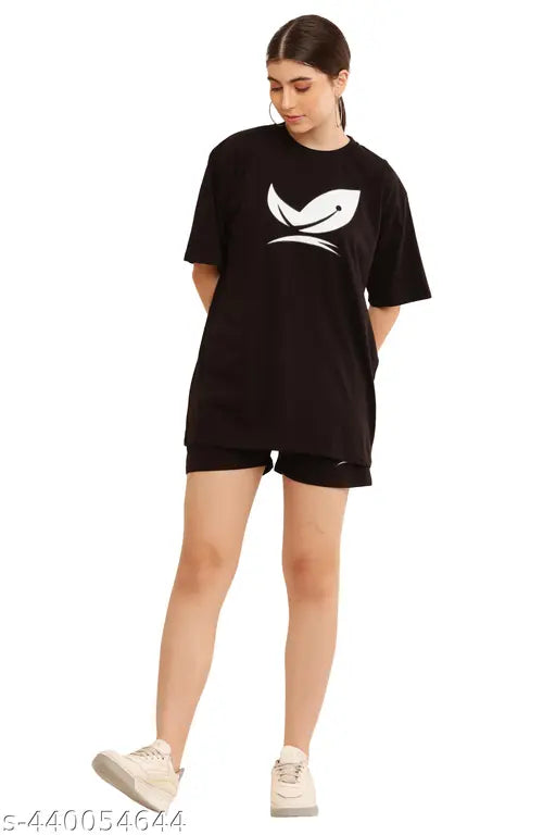 Priya Point 100% Cotton Nightsuit, 180 GSM, stylish print design - Ultimate comfort for relaxation, made in India