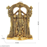 Aluminium oxide Sri Venkateswara Idol, 16cmx4cmx24cm for home decor & temple, Lord Tirupati Balaji figure