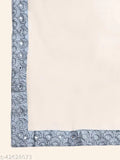 Classic white Zari embroidered lehenga-choli set for women's party and wedding wear, traditional Indian bridal attire with net dupatta. Free size, taffeta silk fabric. Made in India