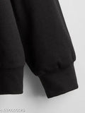 Scatchite Hot Selling Black Hooded Sweatshirt For Boy's