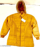 Yellow polyester long sleeve women's solid jacket, size XL for casual wear
