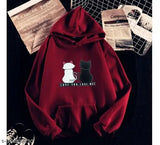 Maroon wool sweatshirt for girls, solid pattern, long sleeves, size 9-10 years