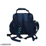 Blue Elephant Printed Polyester Maternity Diaper Backpack, spacious design with multiple pockets, water-resistant, perfect for baby essentials and baby shower gifts
