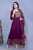 Rayon embordered long kurti, three-quarter sleeves, printed combo for office wear, India origin