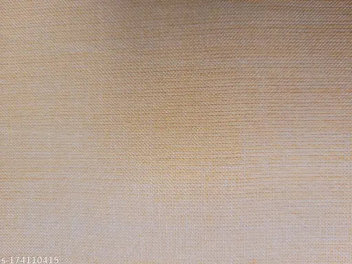 Bhagalpuri cotton blend cold chadar blanket, yellow, soft silky touch & comfortable size (82 x 44 inches), made in India