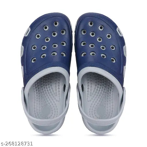 Navy blue casual flip-flops