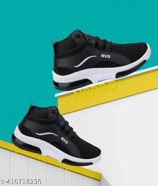 Black and white sneakers with N2PROON logo