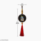 Krishna car hanging premium Kanha Makhanchor religious idols, Indian handcrafted spiritual showpiece for vehicle interior