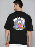 BTSMEN_OVERSIZEPRINTEDTSHIRT Cotton blend, men's oversize printed t-shirt in M, L, XL sizes with short sleeves, India origin