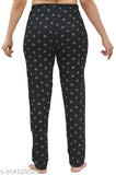 Women's printed pyjama pack of 3, black, white print