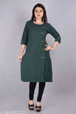Woolen kurti with intricate embroidery, full length, long sleeves, suitable for winters
