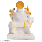 Durga Maa marble god idol, 10cmx5cmx14cm, white, home temple decor, Diwali gift