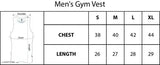 Black sleeveless gym vest t-shirt, polyester material for fitness workouts
