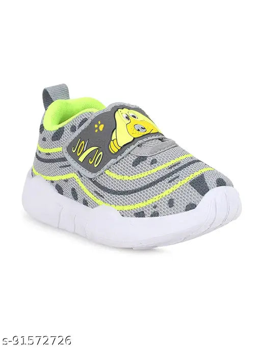 Gray and yellow neon sneakers, adidas brand logo visible